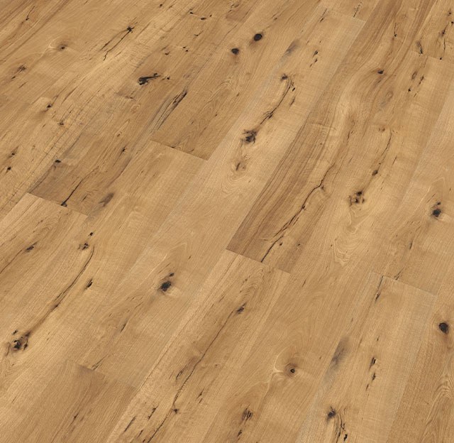 Třívrstvá dřevěná podlaha WILD OAK BRIGHT Rustic 14/190/1900 - Exotika